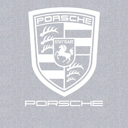 Свитшот хлопковый мужской PORSCHE, цвет: меланж — фото 2