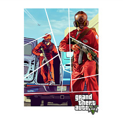 Свитшот хлопковый мужской GTA V: Criminal Action, цвет: белый — фото 2