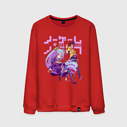 Свитшот хлопковый мужской No Game No Life, цвет: красный