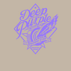 Свитшот хлопковый мужской Deep Purple: Highway Star, цвет: миндальный — фото 2