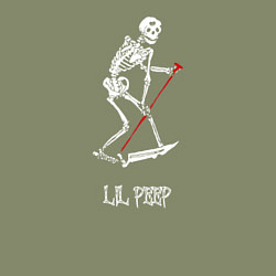 Свитшот хлопковый мужской Lil Peep, цвет: авокадо — фото 2
