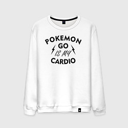 Мужской свитшот Pokemon go is my Cardio