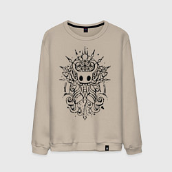 Свитшот хлопковый мужской Hollow Knight, цвет: миндальный