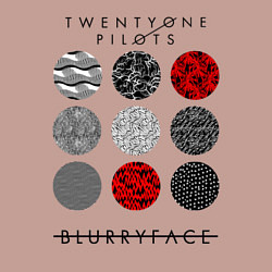 Свитшот хлопковый мужской TOP: Blurryface, цвет: пыльно-розовый — фото 2