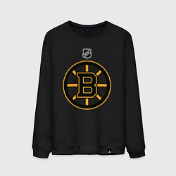 Свитшот хлопковый мужской Boston Bruins NHL, цвет: черный