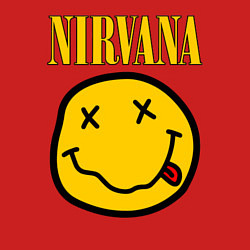 Свитшот хлопковый мужской NIRVANA, цвет: красный — фото 2
