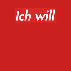 Свитшот хлопковый мужской Ich will, цвет: красный — фото 2