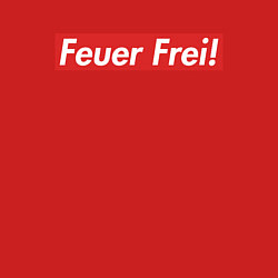 Свитшот хлопковый мужской Feuer Frei!, цвет: красный — фото 2