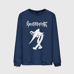 Свитшот хлопковый мужской Ghostemane, цвет: тёмно-синий