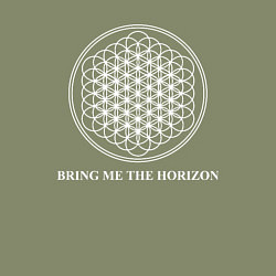 Свитшот хлопковый мужской BRING ME THE HORIZON, цвет: авокадо — фото 2
