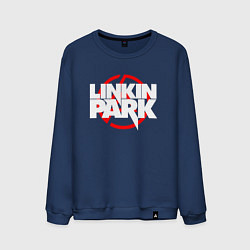 Свитшот хлопковый мужской LINKIN PARK, цвет: тёмно-синий