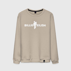 Свитшот хлопковый мужской BILLIE EILISH: Black Fashion, цвет: миндальный