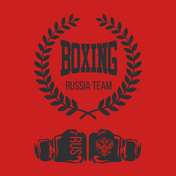 Свитшот хлопковый мужской Boxing Russia national team of russia, цвет: красный — фото 2