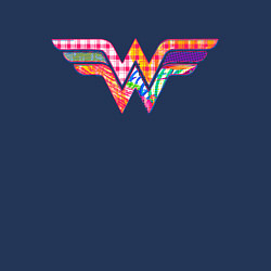 Свитшот хлопковый мужской Wonder Woman logo, цвет: тёмно-синий — фото 2