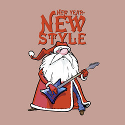 Свитшот хлопковый мужской New Year - new style!, цвет: пыльно-розовый — фото 2