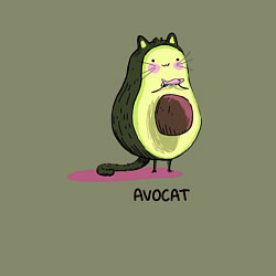 Свитшот хлопковый мужской Авокот, цвет: авокадо — фото 2