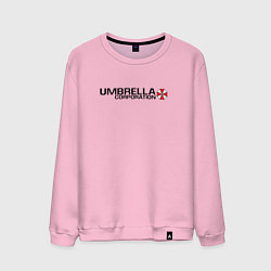 Свитшот хлопковый мужской UMBRELLA CORP, цвет: светло-розовый