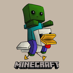 Свитшот хлопковый мужской MINECRAFT, цвет: миндальный — фото 2