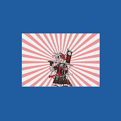 Свитшот хлопковый мужской Убийца розового солнца, цвет: синий — фото 2