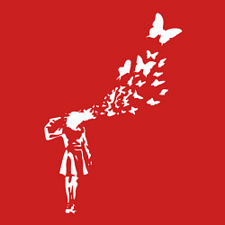 Свитшот хлопковый мужской Banksy, цвет: красный — фото 2