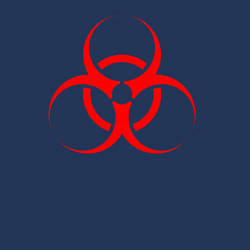 Свитшот хлопковый мужской BIOHAZARD, цвет: тёмно-синий — фото 2