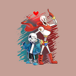 Свитшот хлопковый мужской UNDERTALE, цвет: пыльно-розовый — фото 2