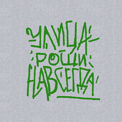 Свитшот хлопковый мужской Улица рощи навсегда, цвет: меланж — фото 2