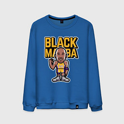 Свитшот хлопковый мужской Kobe - Black Mamba, цвет: синий
