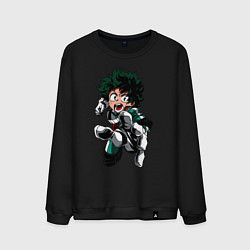 Свитшот хлопковый мужской Моя Геройская Академия, цвет: черный