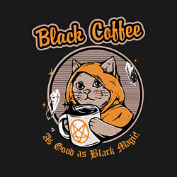 Свитшот хлопковый мужской Black Coffee Cat, цвет: черный — фото 2