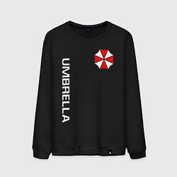 Свитшот хлопковый мужской UMBRELLA CORP, цвет: черный