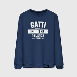 Свитшот хлопковый мужской Gatti Boxing Club, цвет: тёмно-синий