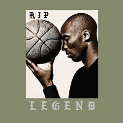 Свитшот хлопковый мужской Kobe - RIP Legend, цвет: авокадо — фото 2
