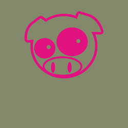 Свитшот хлопковый мужской Subaru Power Pig, цвет: авокадо — фото 2