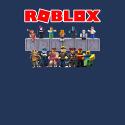 Свитшот хлопковый мужской ROBLOX, цвет: тёмно-синий — фото 2