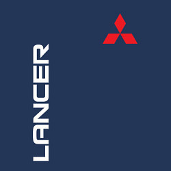 Свитшот хлопковый мужской MITSUBISHI LANCER, цвет: тёмно-синий — фото 2