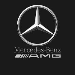 Свитшот хлопковый мужской MERCEDES-BENZ AMG, цвет: черный — фото 2