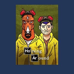 Свитшот хлопковый мужской BoJack Horseman, цвет: тёмно-синий — фото 2