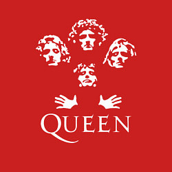 Свитшот хлопковый мужской QUEEN НА СПИНЕ, цвет: красный — фото 2