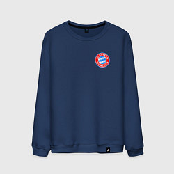 Свитшот хлопковый мужской BAYERN MUNCHEN, цвет: тёмно-синий