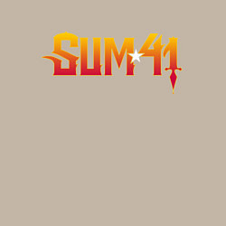 Свитшот хлопковый мужской Logo SUM, цвет: миндальный — фото 2