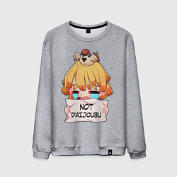 Свитшот хлопковый мужской Зеницу Агацума, цвет: меланж