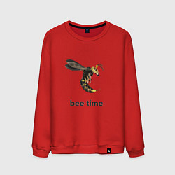 Свитшот хлопковый мужской Bee time, цвет: красный