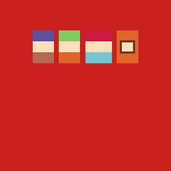 Свитшот хлопковый мужской ЮЖНЫЙ ПАРК, цвет: красный — фото 2