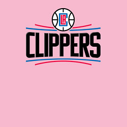 Свитшот хлопковый мужской Los Angeles Clippers 1, цвет: светло-розовый — фото 2