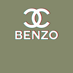 Свитшот хлопковый мужской BBT BENZO GANG, цвет: авокадо — фото 2