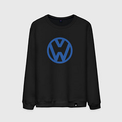 Свитшот хлопковый мужской Volkswagen, цвет: черный