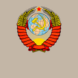Свитшот хлопковый мужской СССР, цвет: миндальный — фото 2