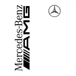 Свитшот хлопковый мужской MERCEDES-BENZ AMG, цвет: белый — фото 2