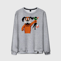 Свитшот хлопковый мужской Duck Hunt, цвет: меланж